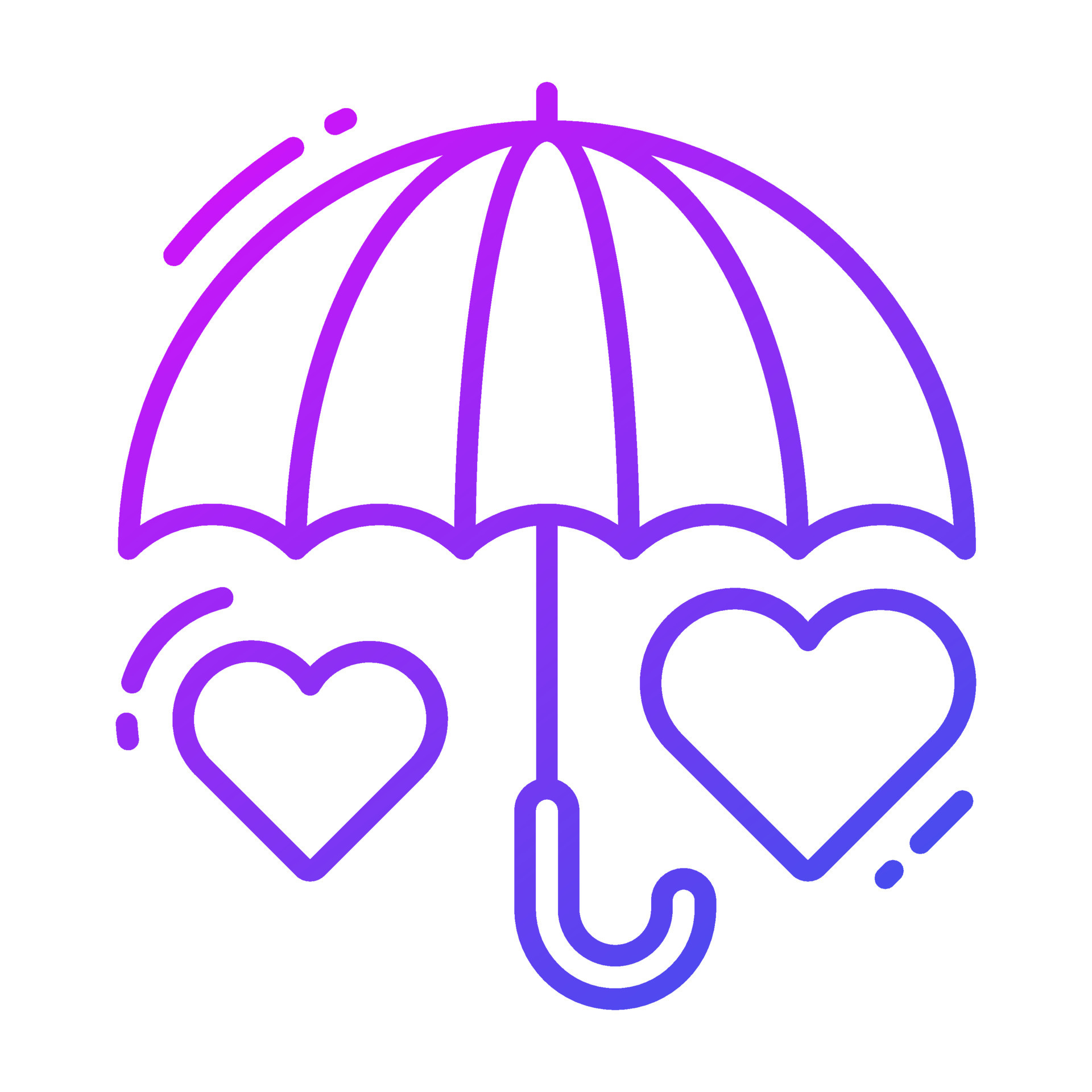 Hearts inside umbrella vector, premium icon 23036171 Vector Art at Vecteezy