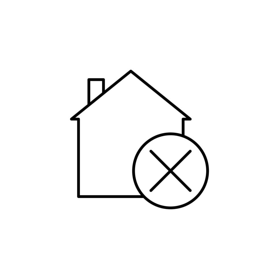 house percent vector icon illustration