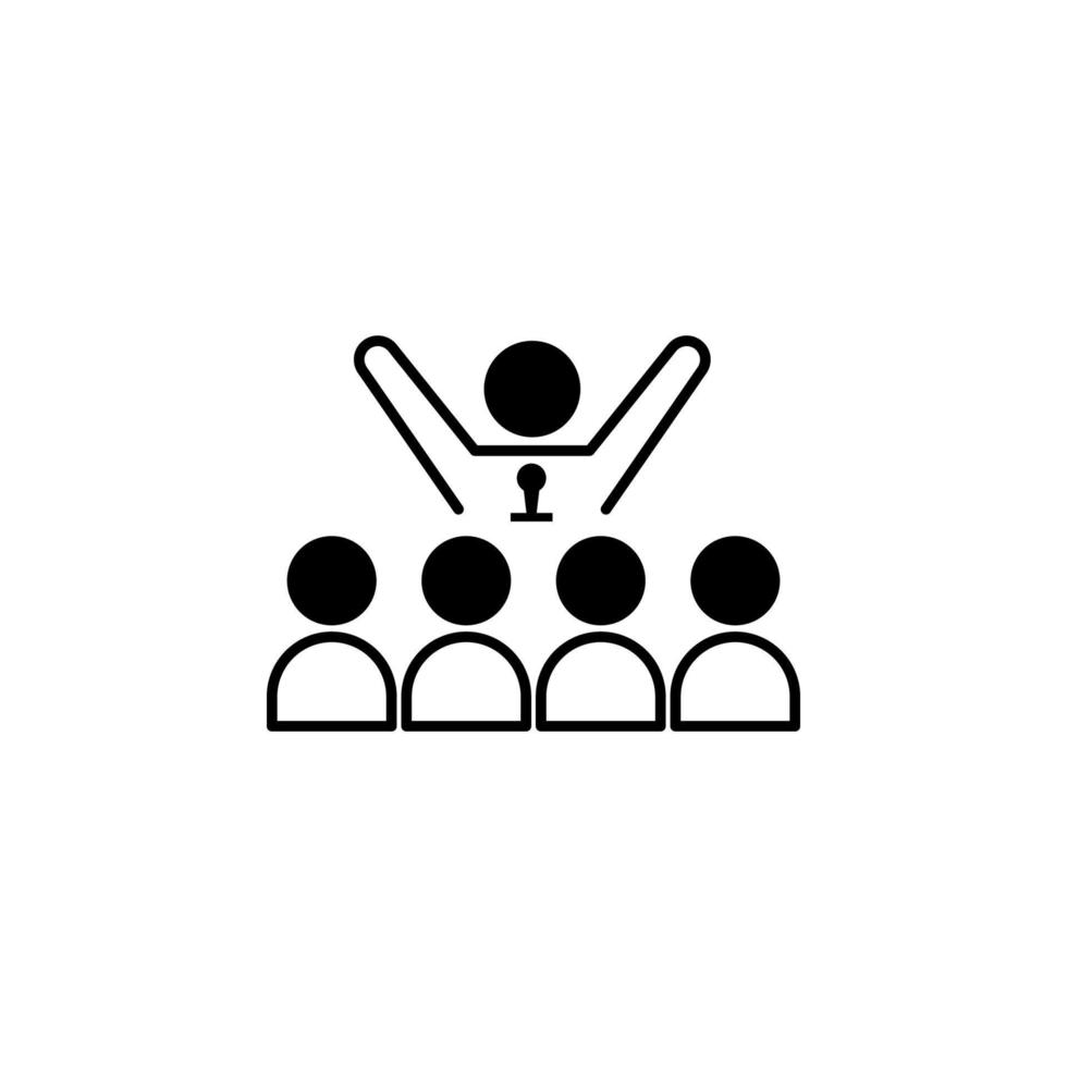 performance, leader vector icon illustration