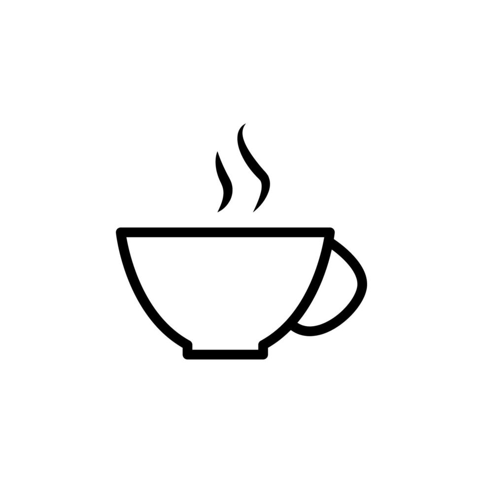 un taza de café vector icono ilustración