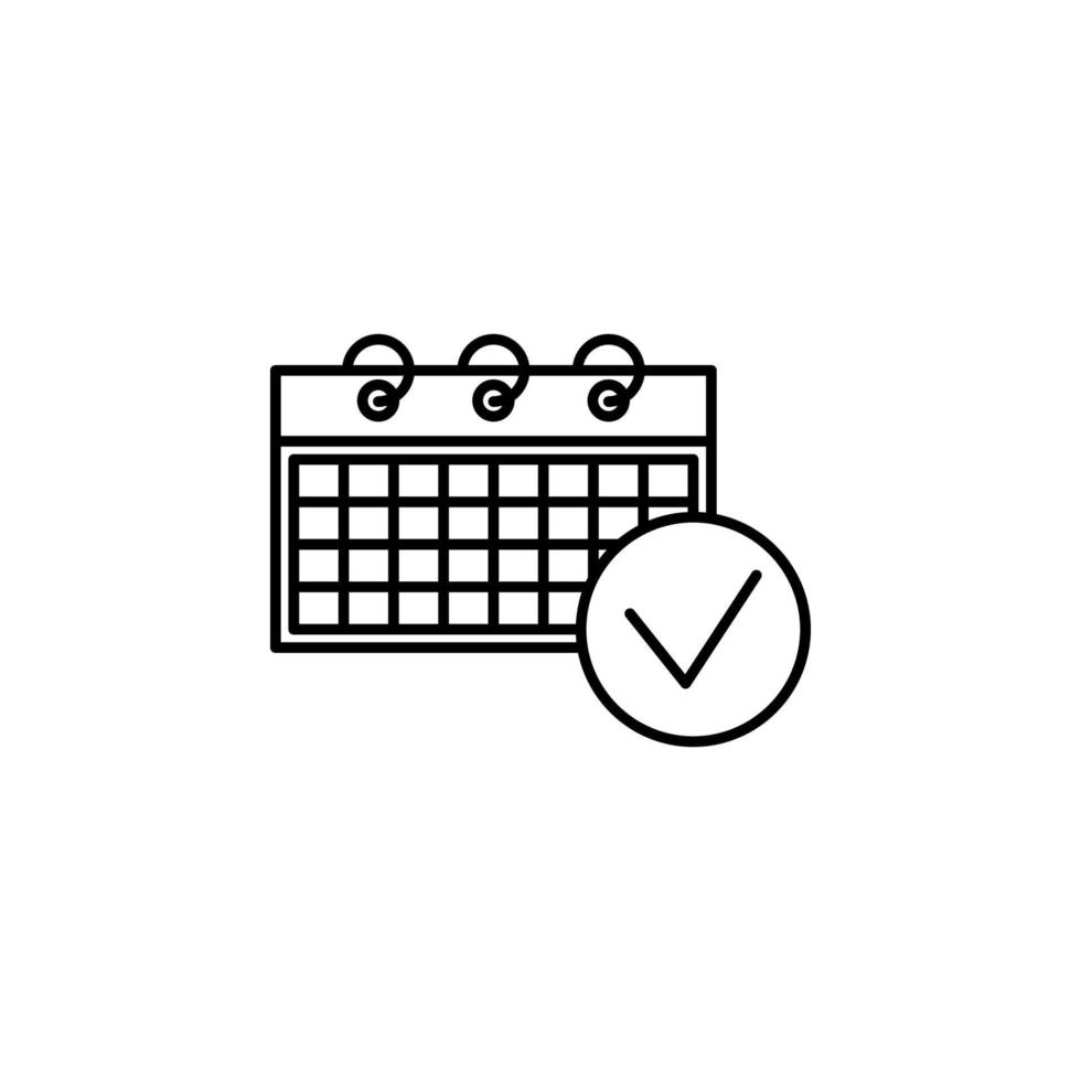 Corporate and business, calendar vector icon illustration