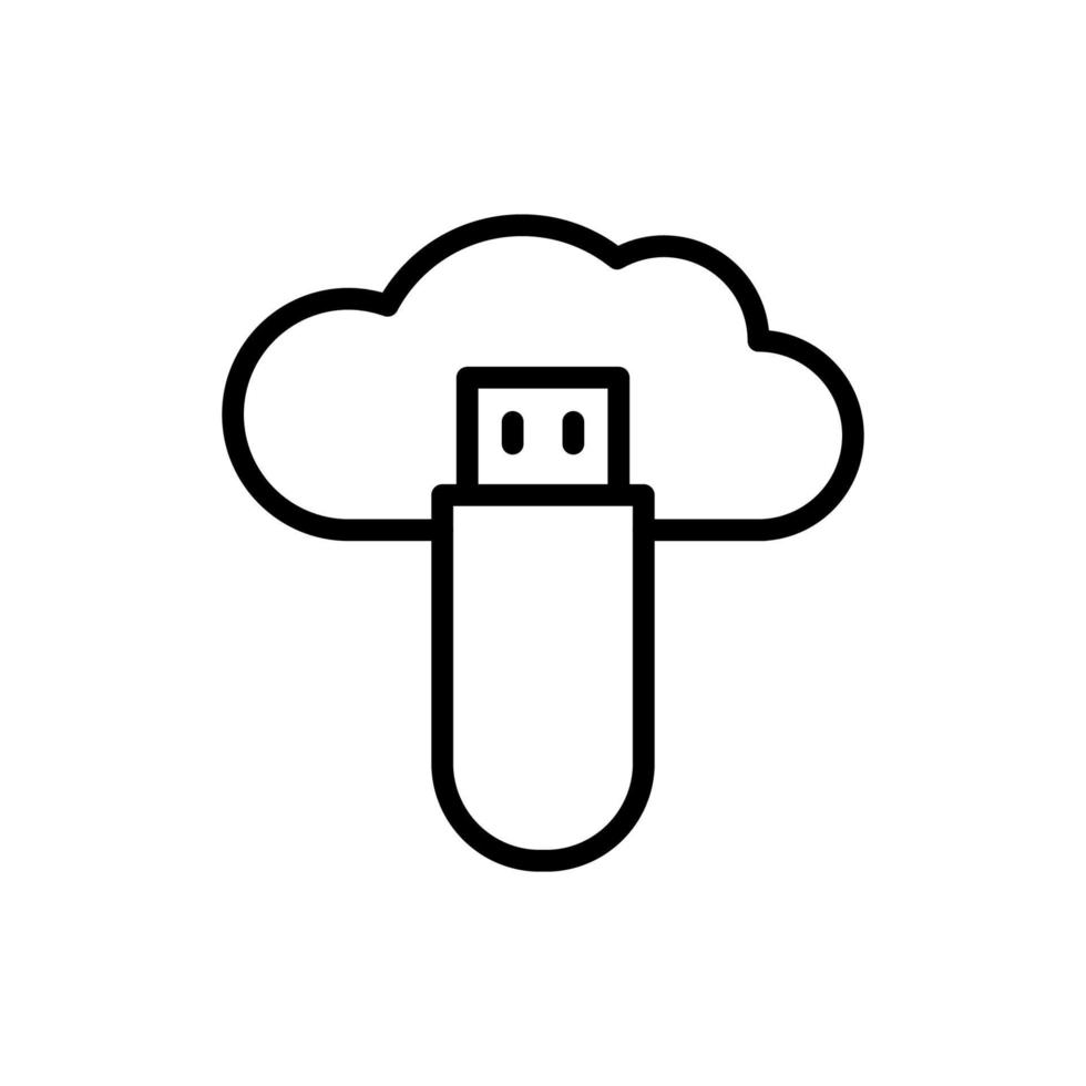 Cloud, flashcard vector icon illustration