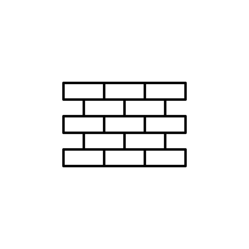 brick vector icon illustration