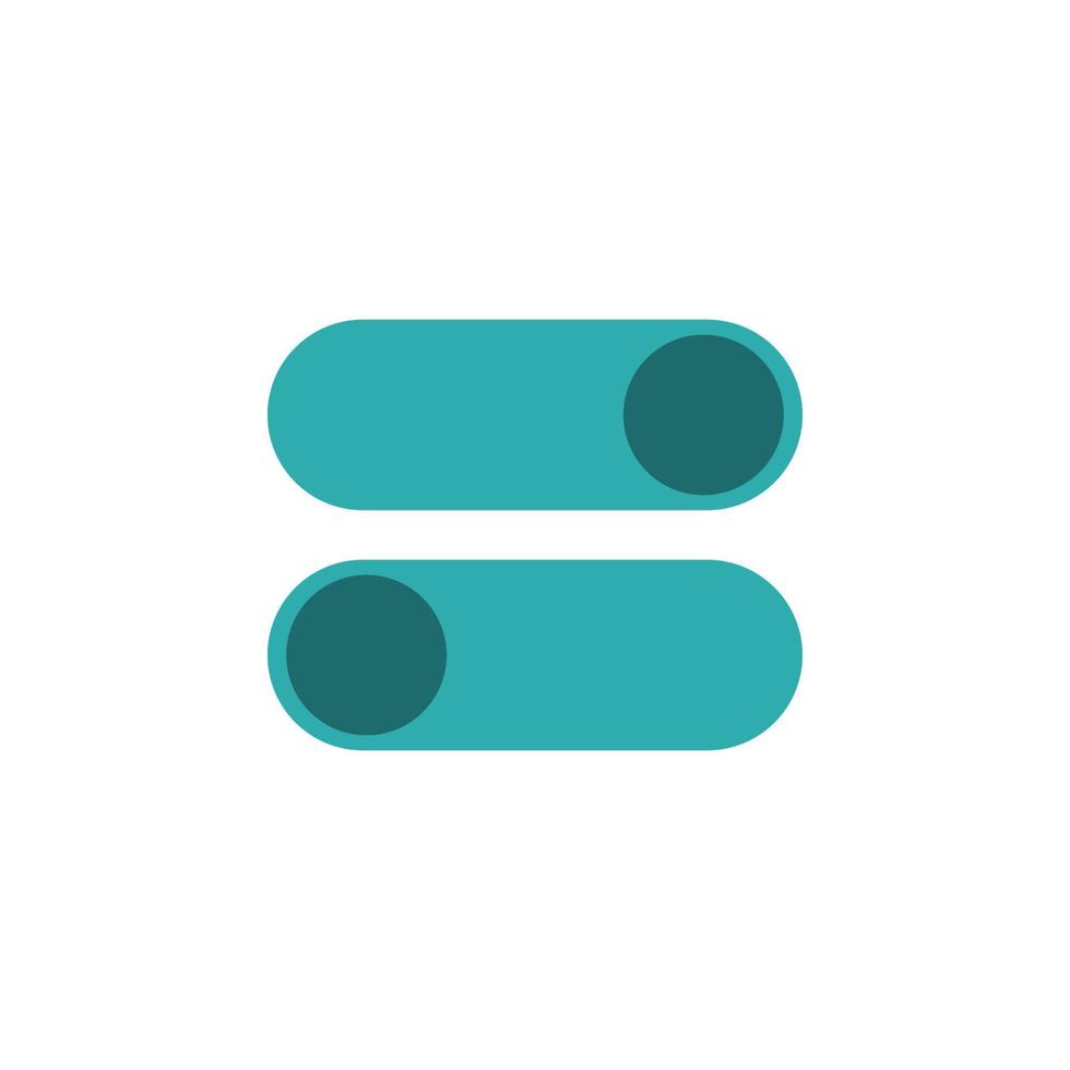 setting buttons vector icon illustration