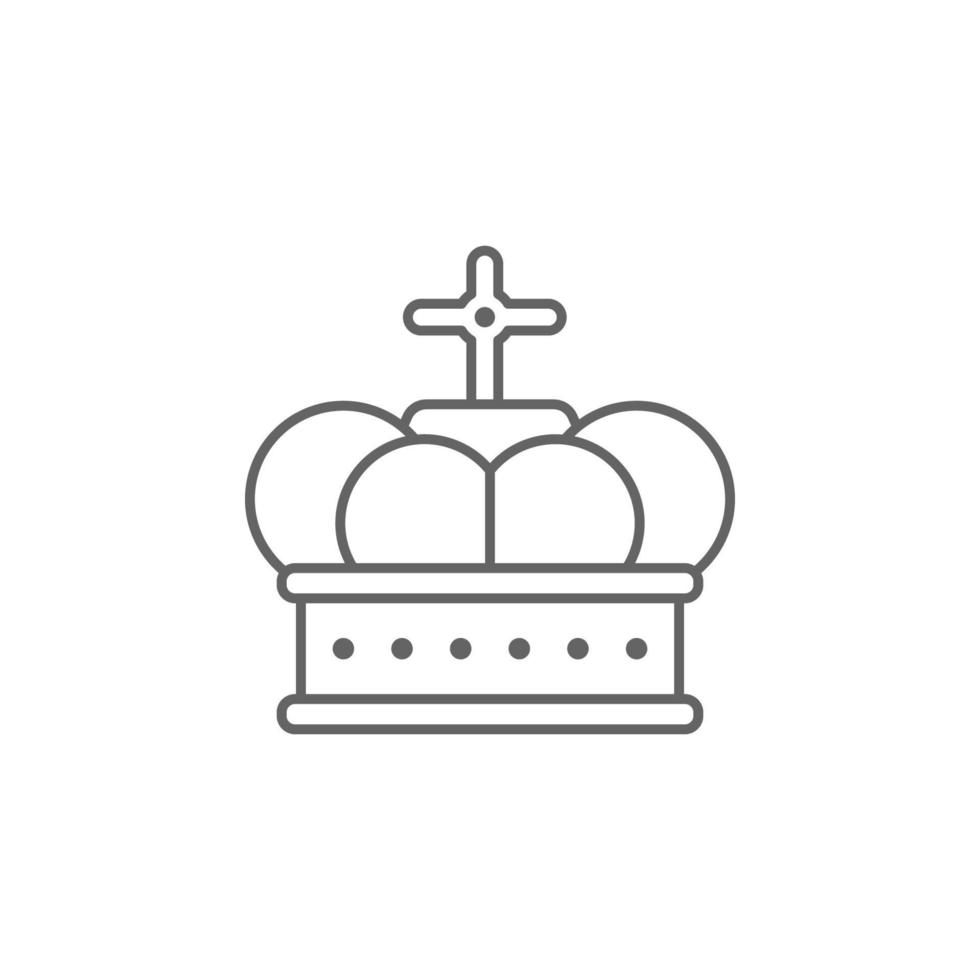 Medieval, crown vector icon illustration