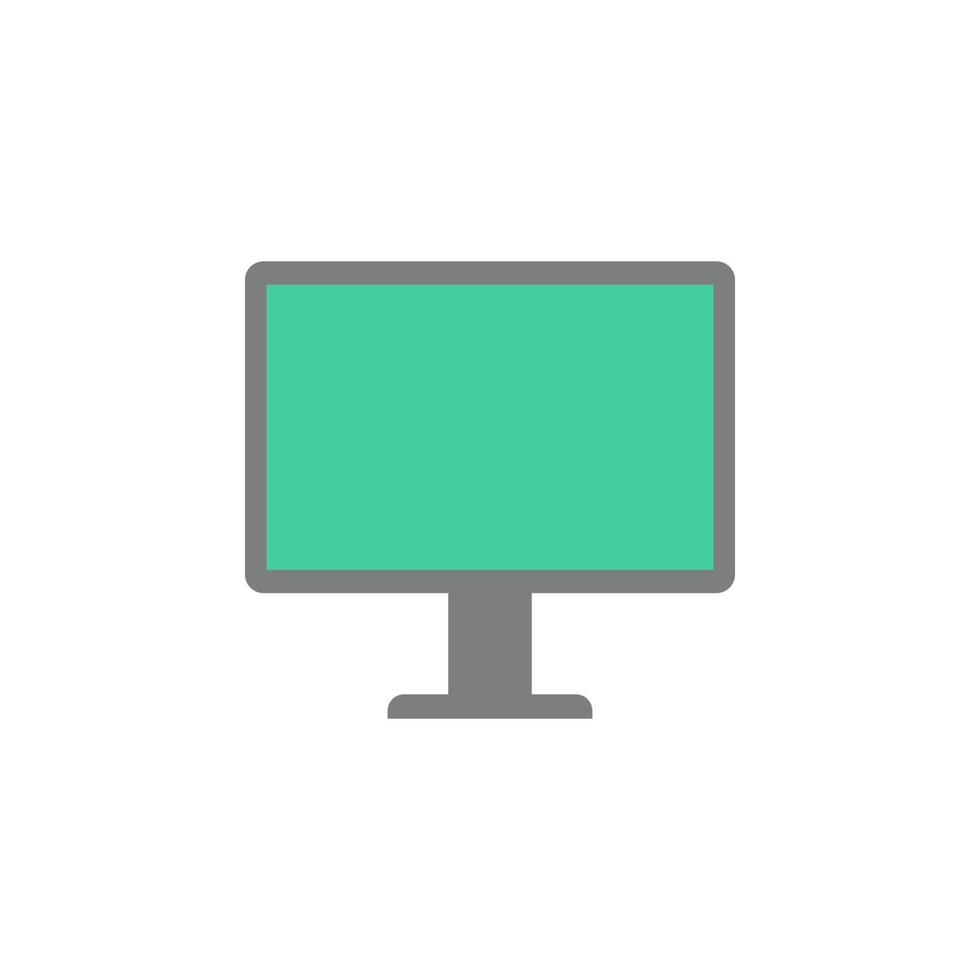 monitor vector icon illustration