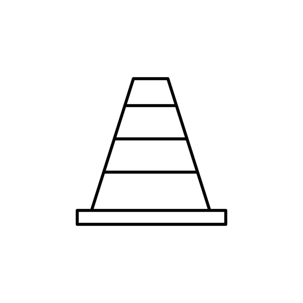 cone vector icon illustration