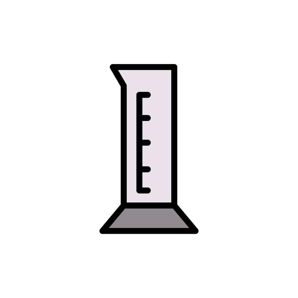 Flask, chemistry vector icon illustration