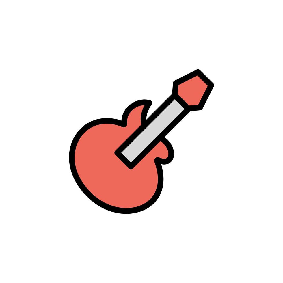 Guitar vector icon illustration