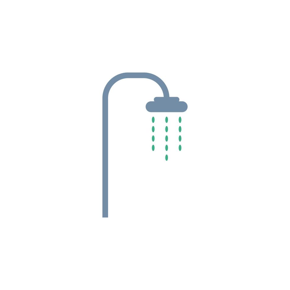 ducha vector icono ilustración