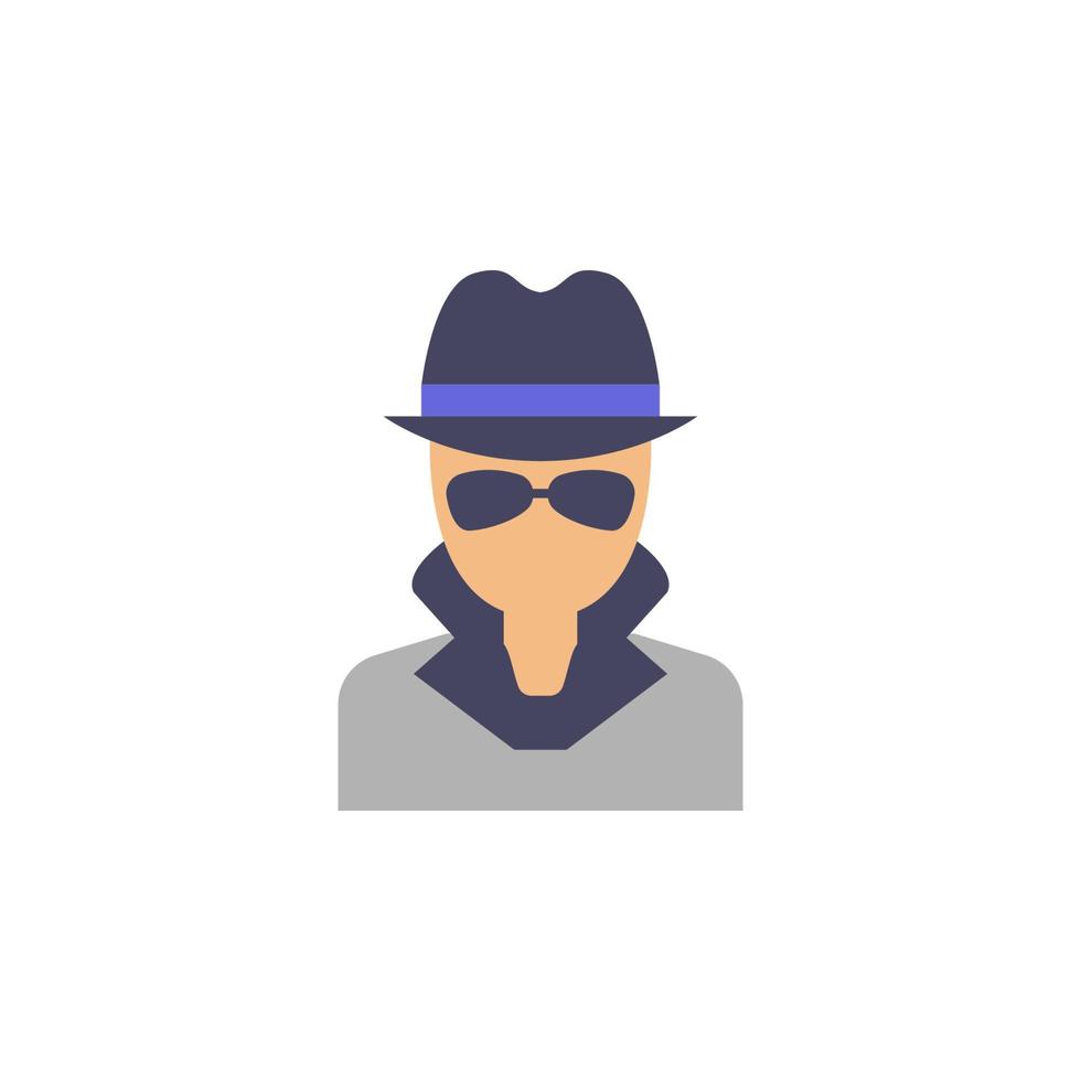 hacker vector icon illustration
