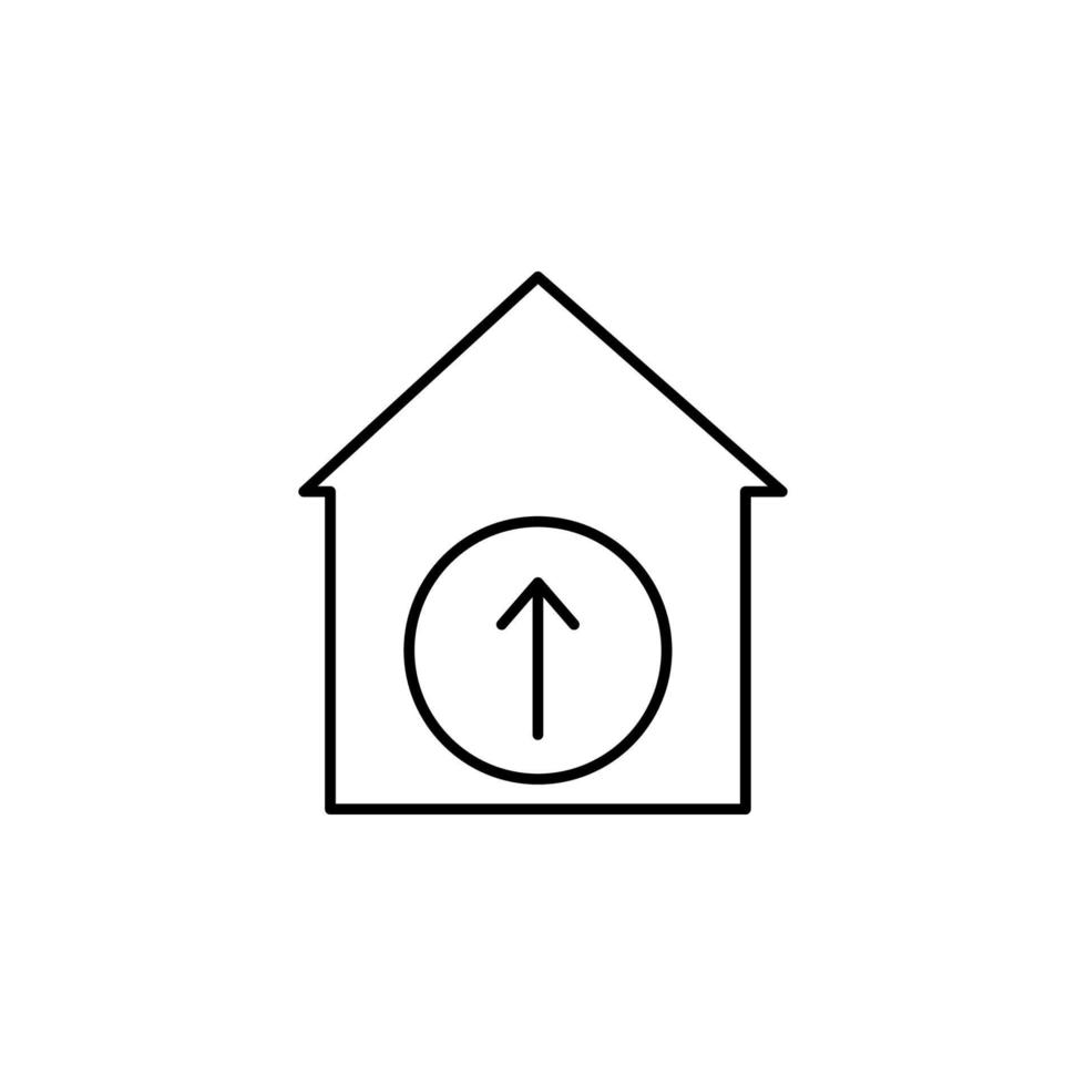 house chart vector icon illustration