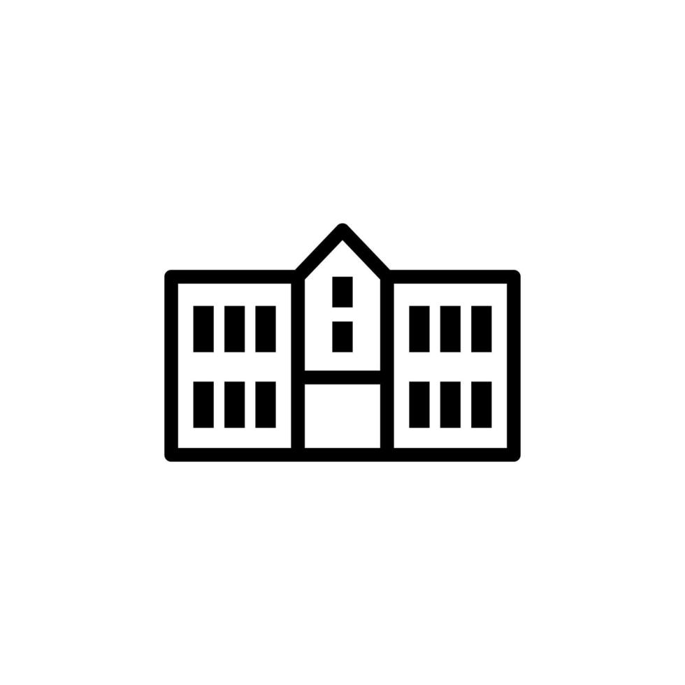 university vector icon illustration