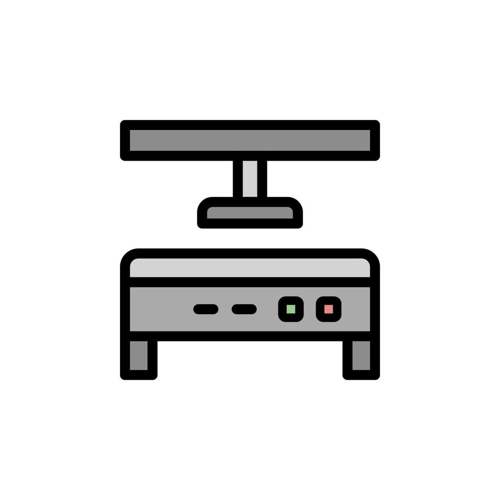 Press, manufacturing vector icon illustration