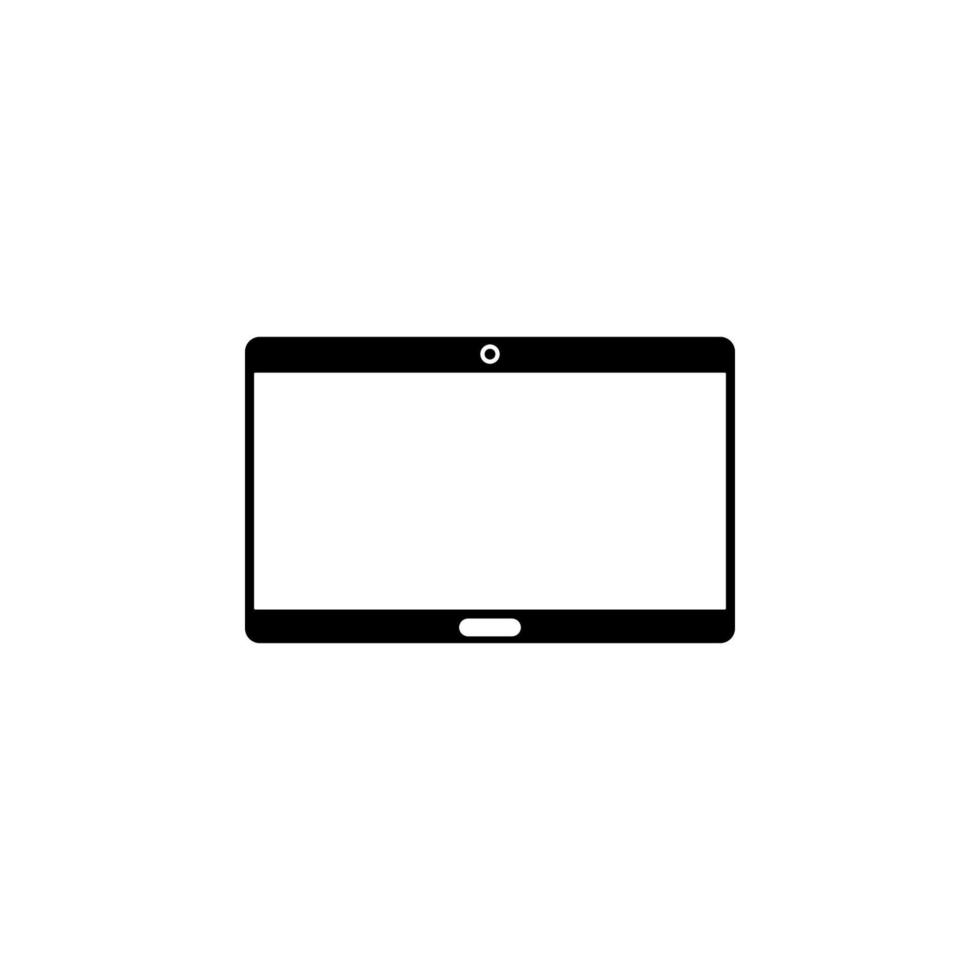the tablet vector icon illustration