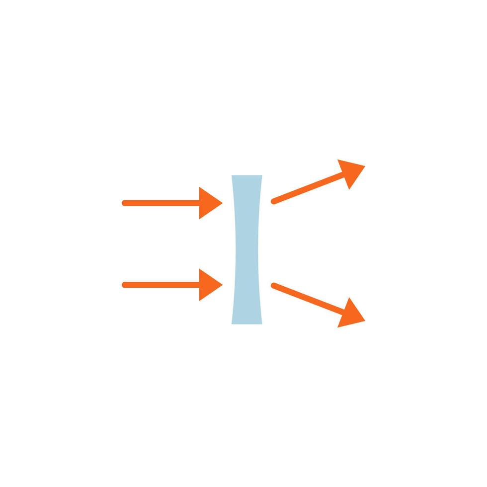 contact lens vector icon illustration