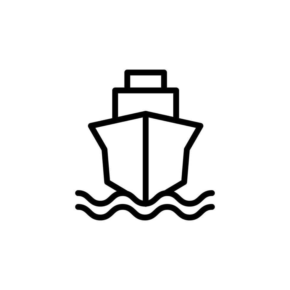 ship vector icon illustration