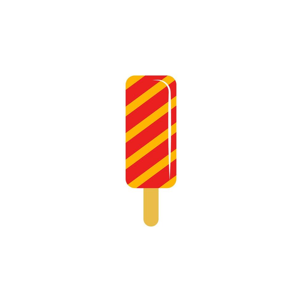 ice cream flat vector icon illustration