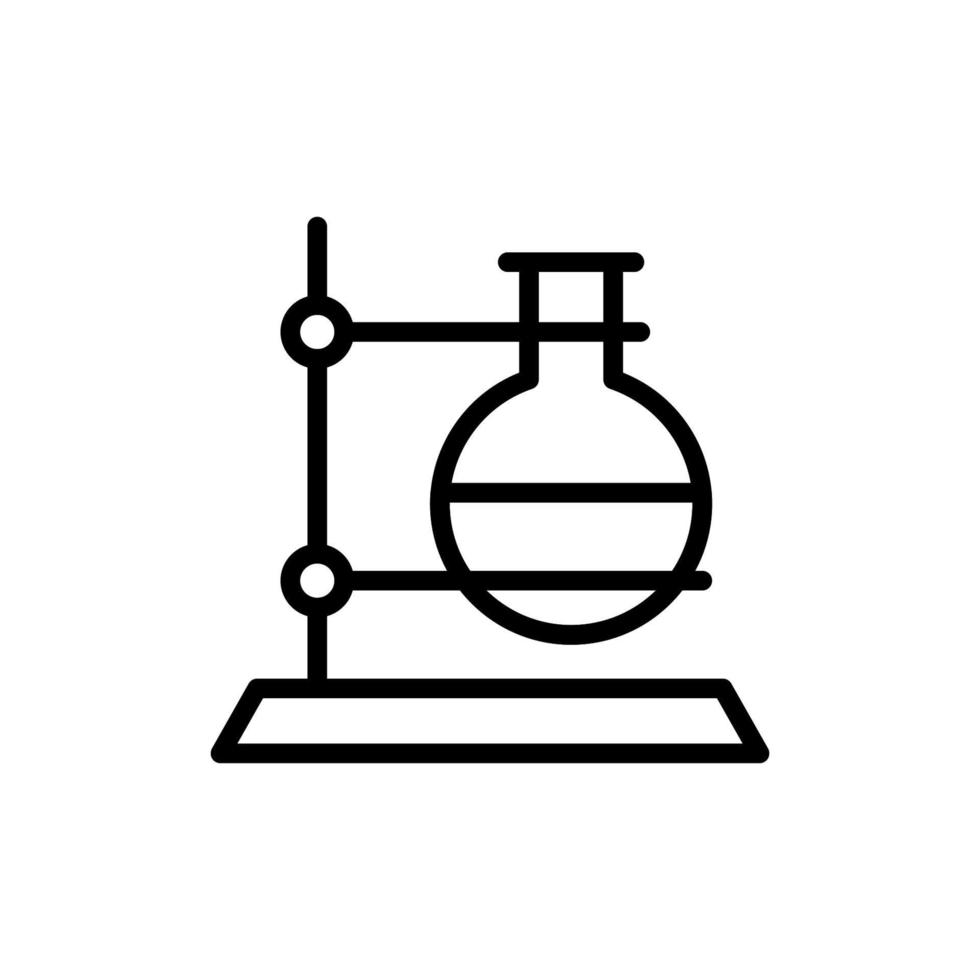 Flask, holder vector icon illustration