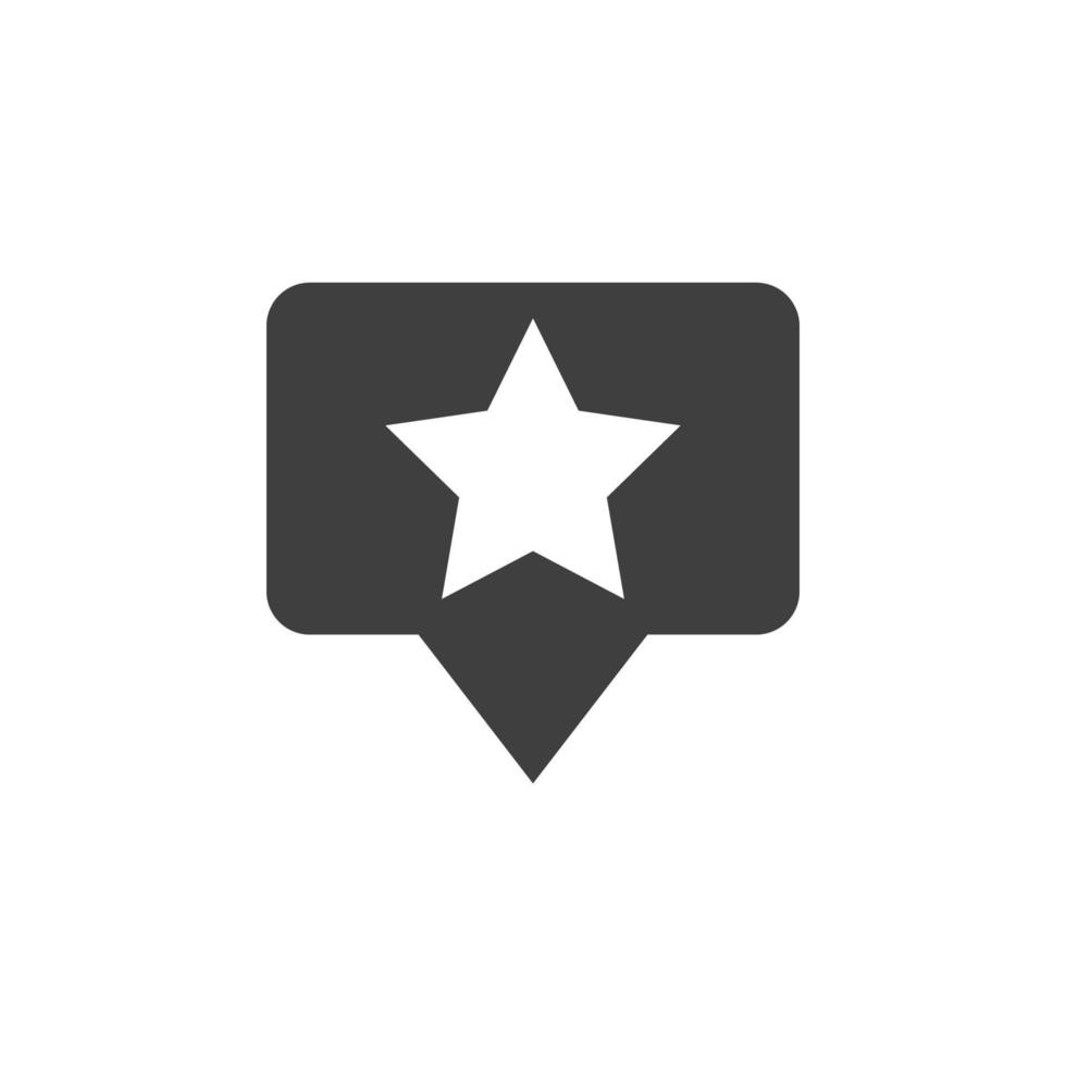 favorite speech vector icon illustration