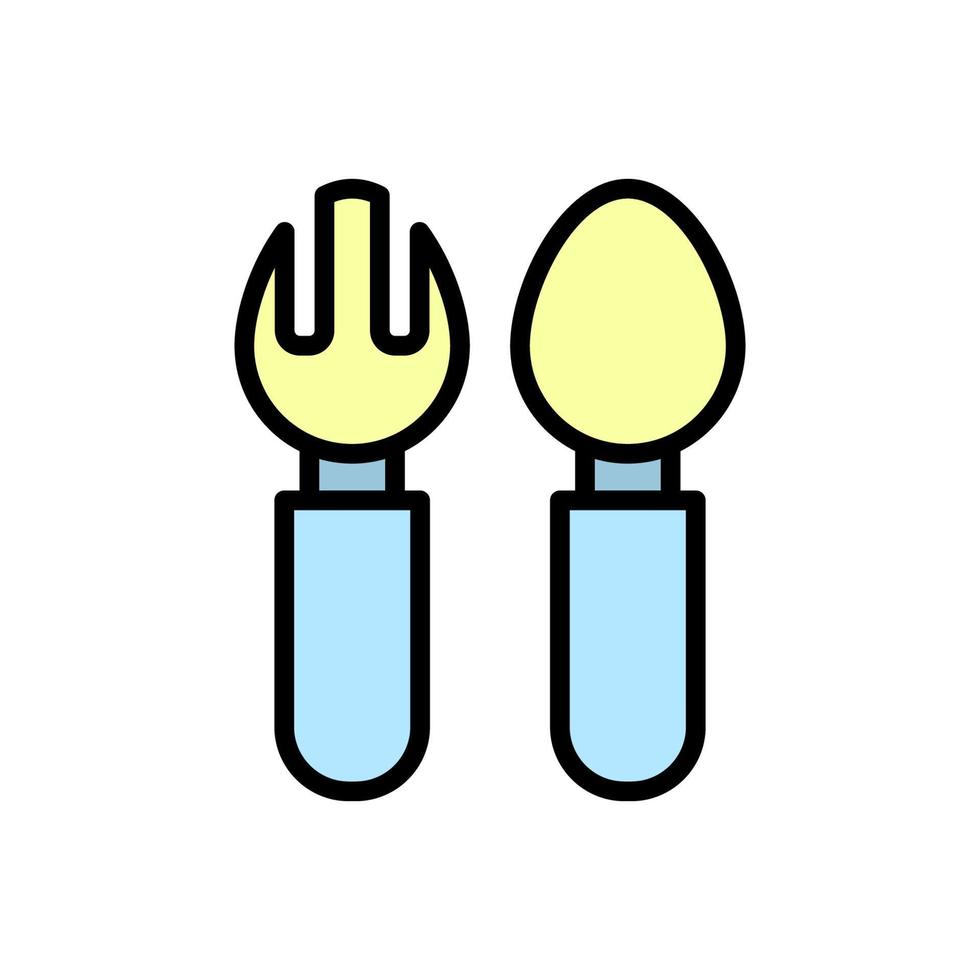 Fork, knife vector icon illustration