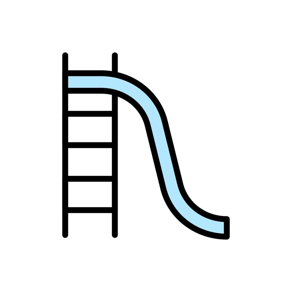 Slide, toy vector icon illustration