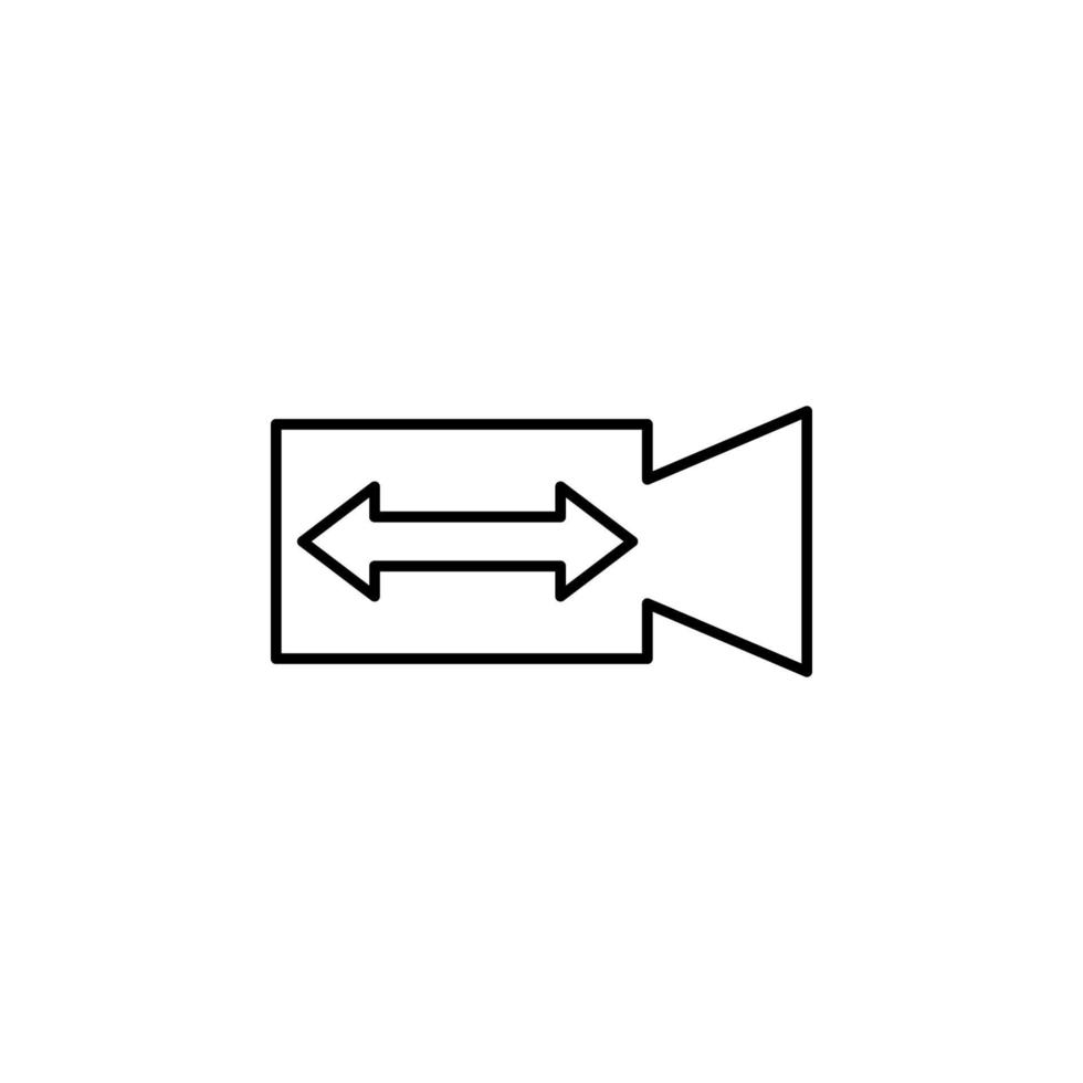 Switch video sign vector icon illustration