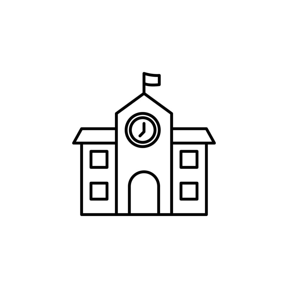 school vector icon illustration