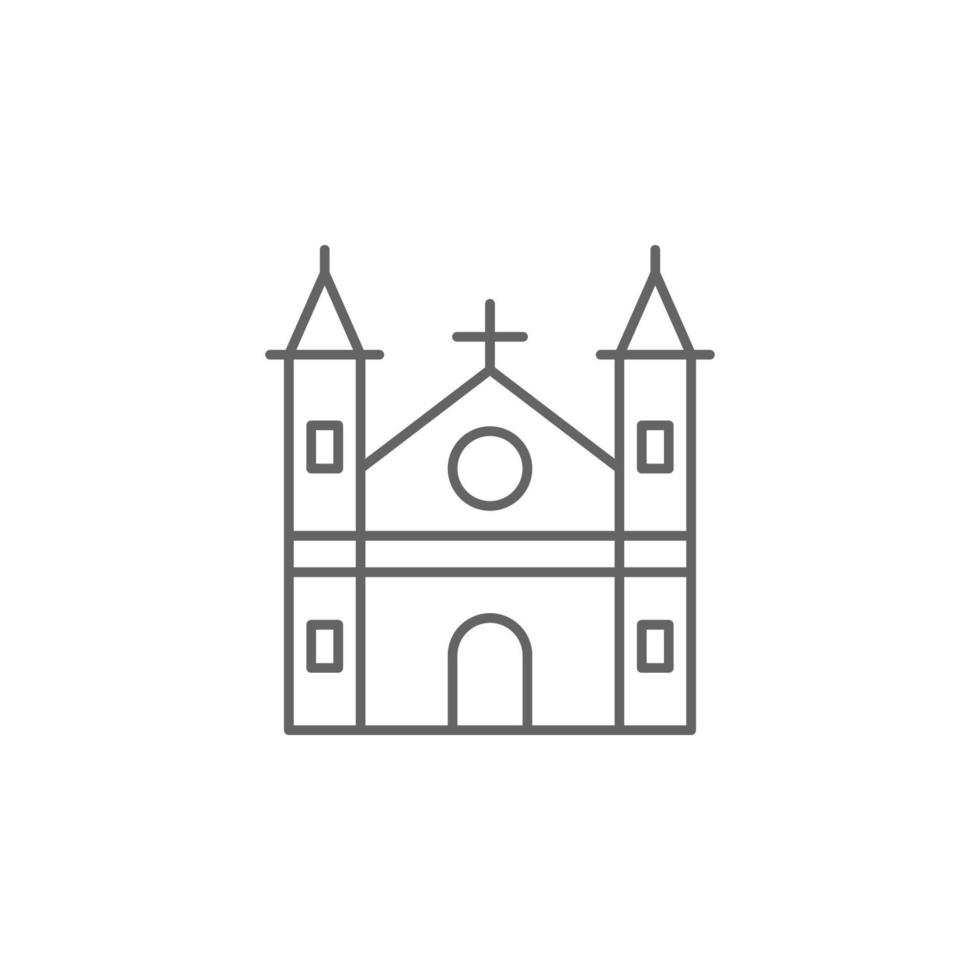 Binnenhof, Holland vector icon illustration