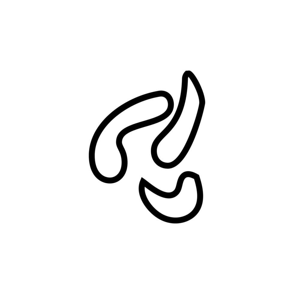 larvae vector icon illustration