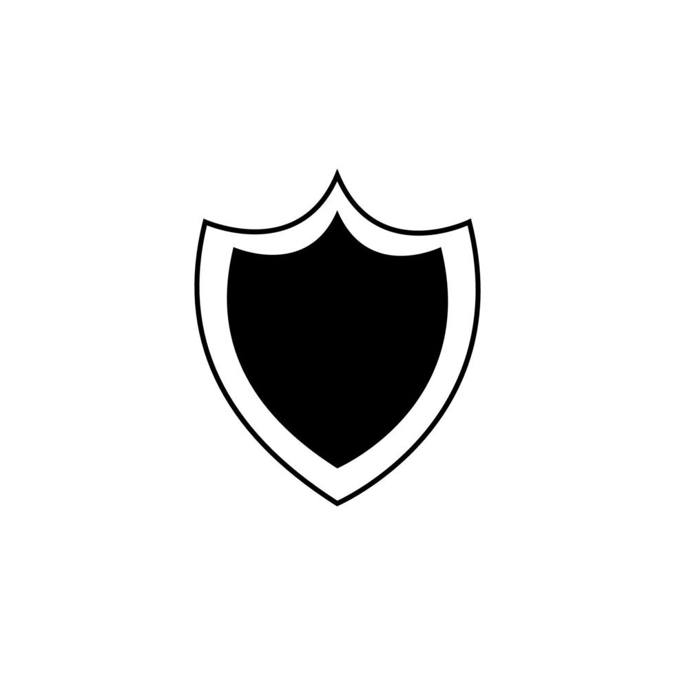 shield vector icon illustration