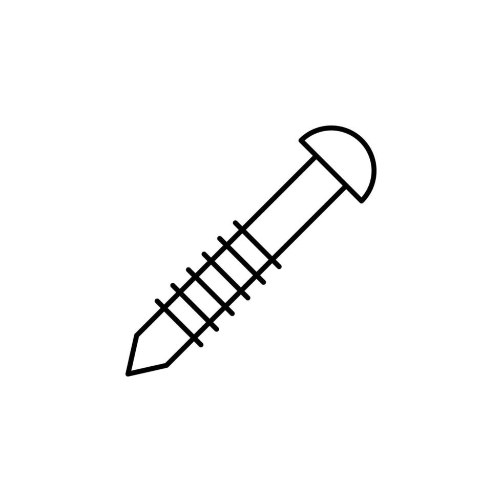 screw vector icon illustration