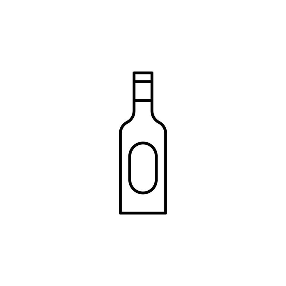 Patrick day, alcohol, beer, bottle, whiskey vector icon illustration