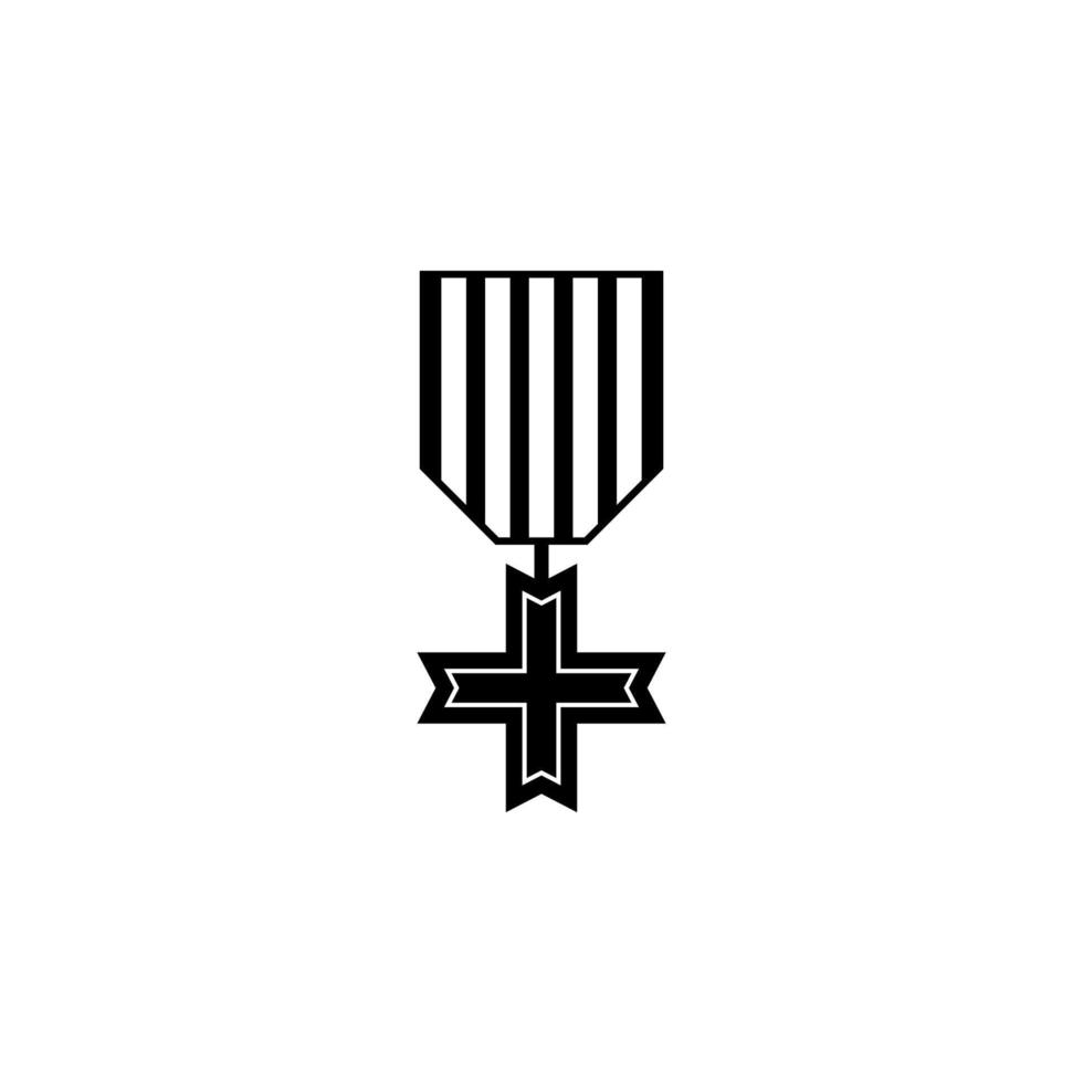 militar cruzar vector icono ilustración