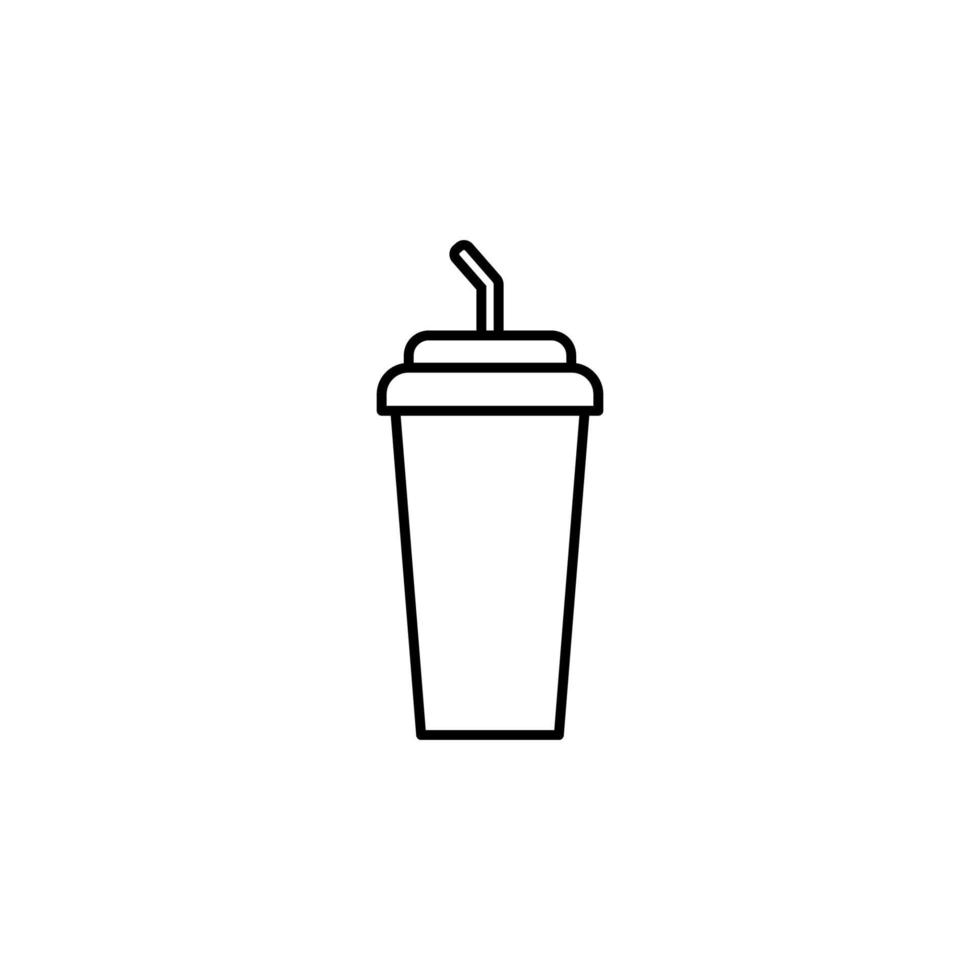 plastic cup vector icon illustration