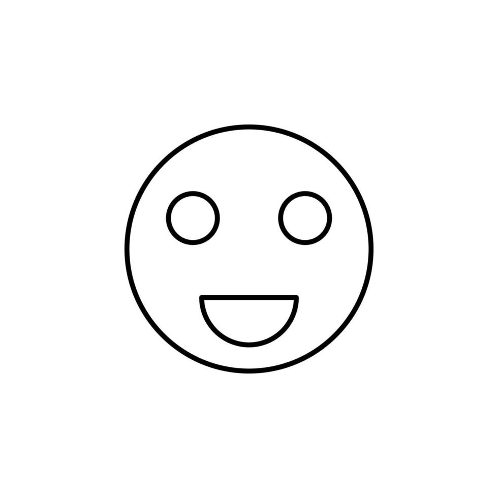 Happy sign vector icon illustration