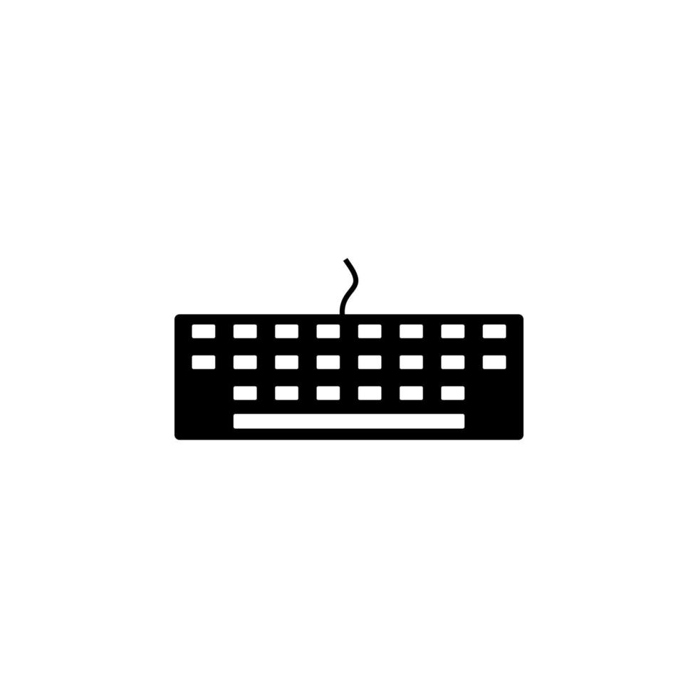 teclado vector icono ilustración