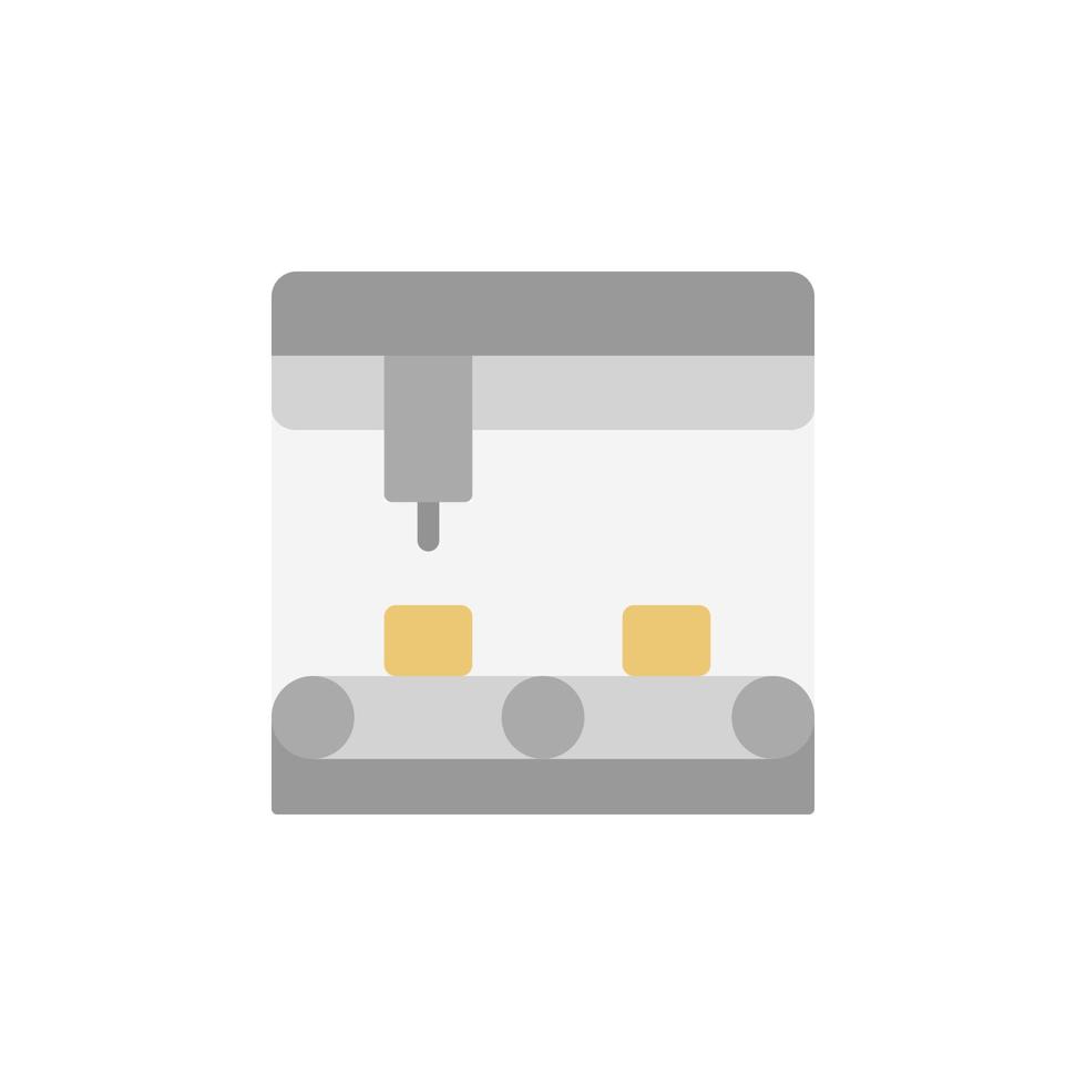 Assembly line, manufacturing vector icon illustration