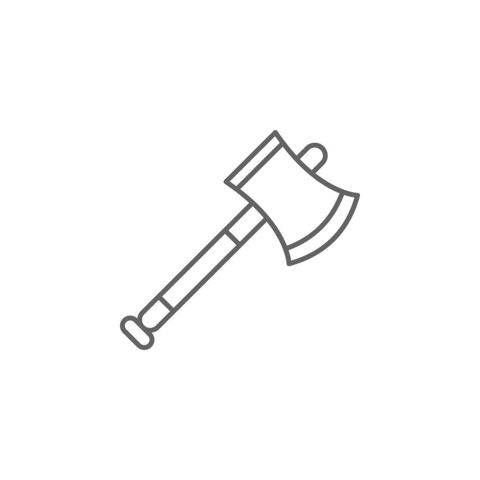 Emergencies, axe vector icon illustration