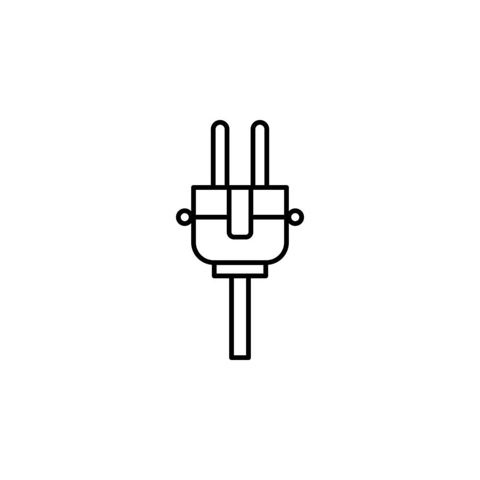 Smart plug vector icon illustration