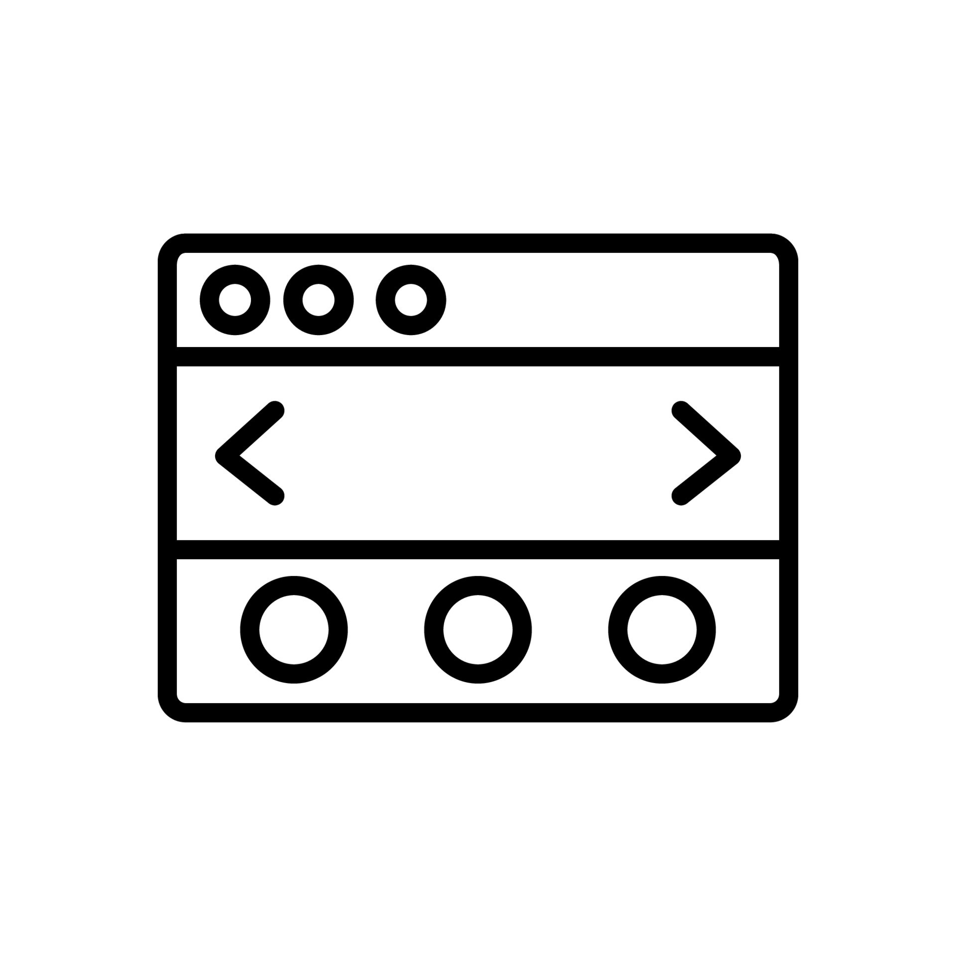 navegador, web sitio, interfaz vector icono ilustración 23039304 Vector ...