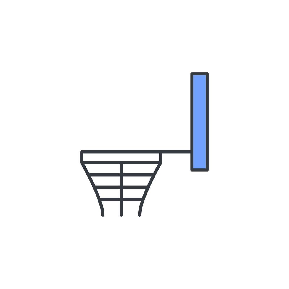 basketball basket vector icon illustration