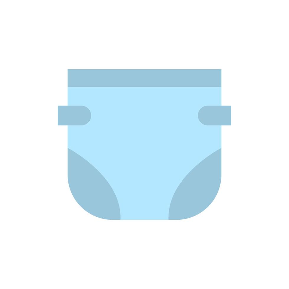 Diaper, clothes vector icon illustration