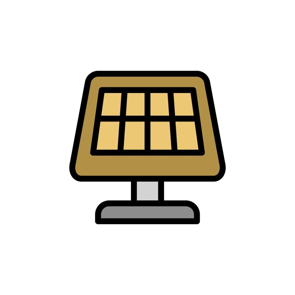 Solar panel, manufacturing vector icon illustration