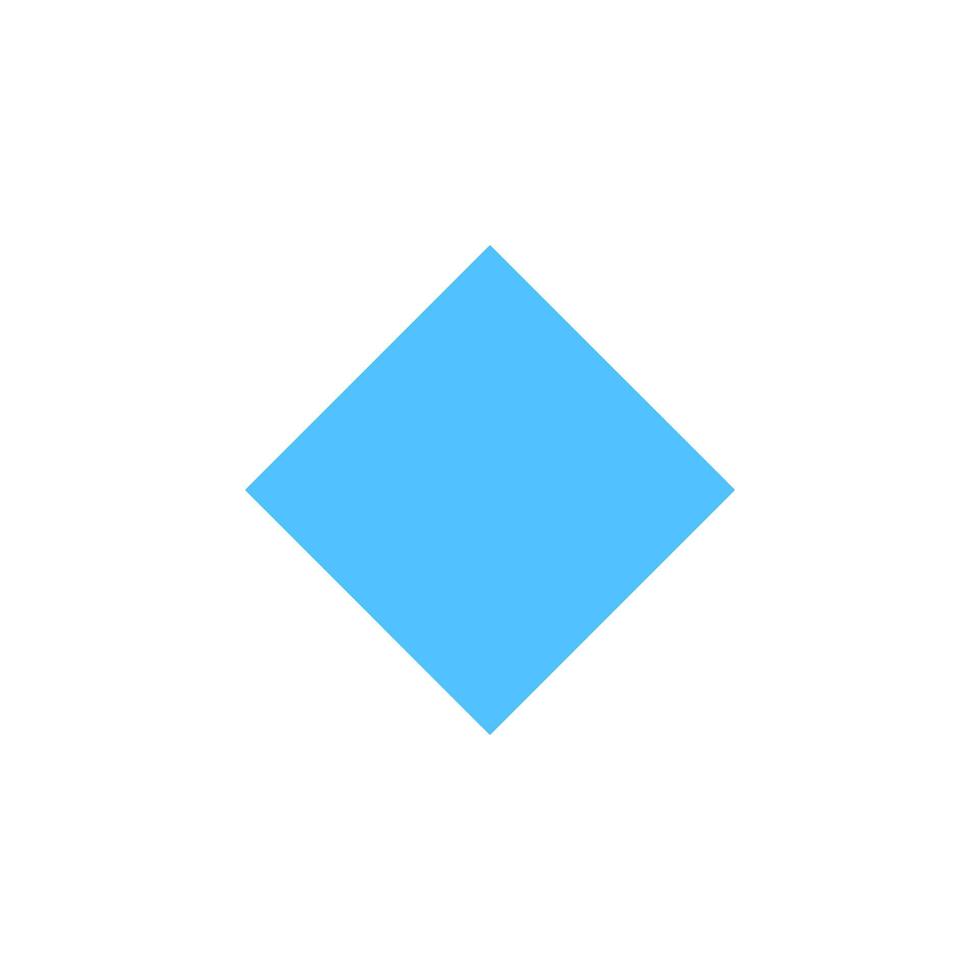 rhombus vector icon illustration