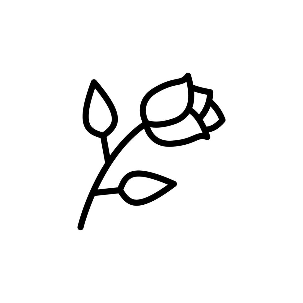 Rose vector icon illustration