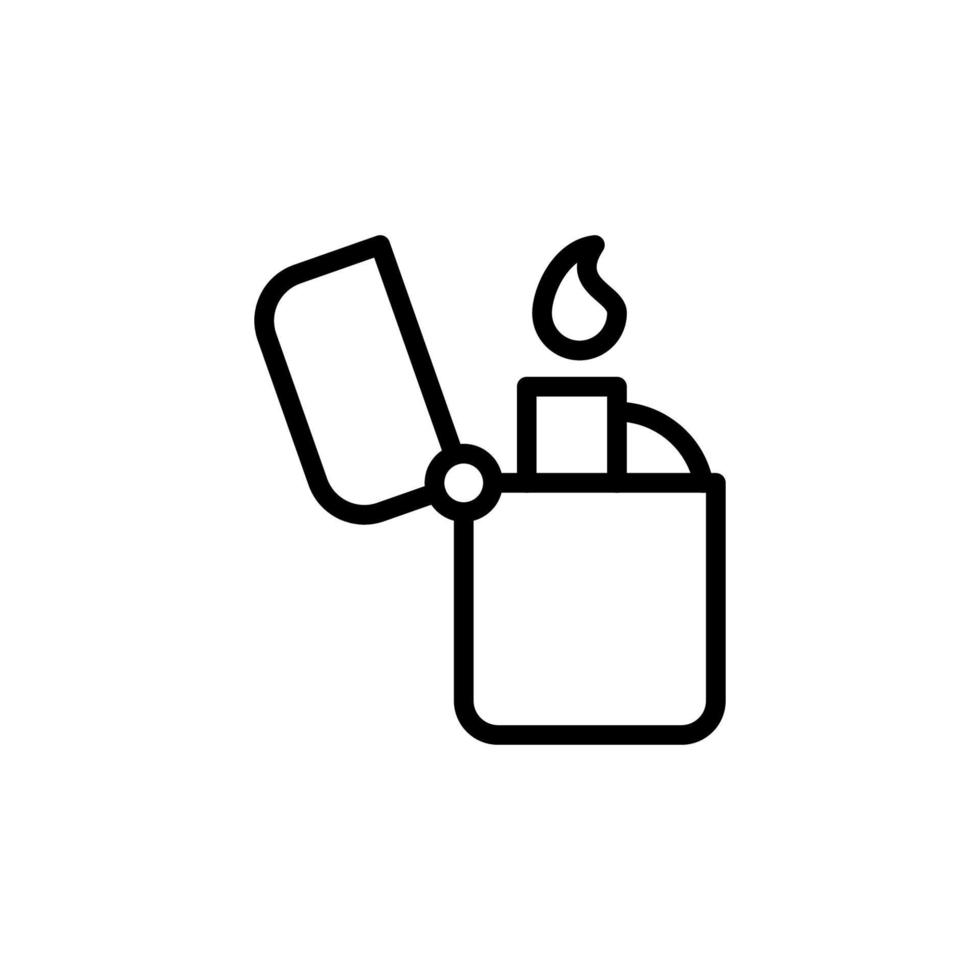 Lighter vector icon illustration