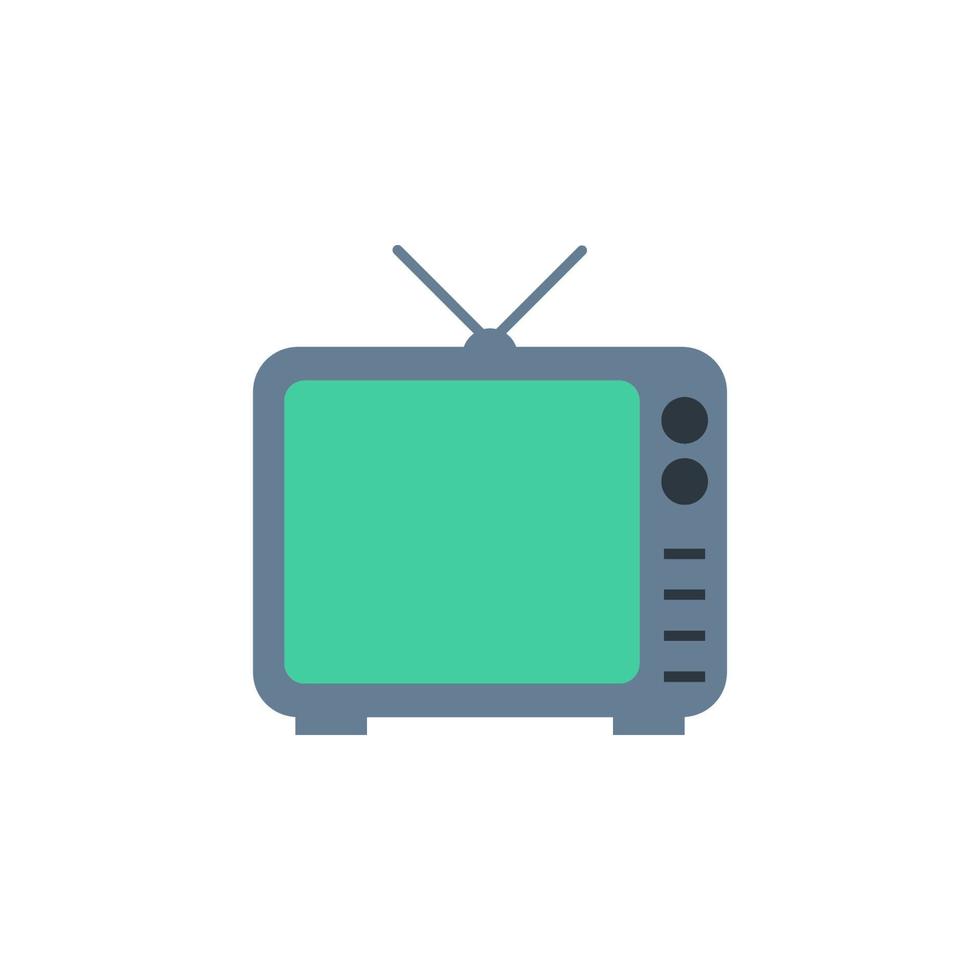 TV vector icon illustration