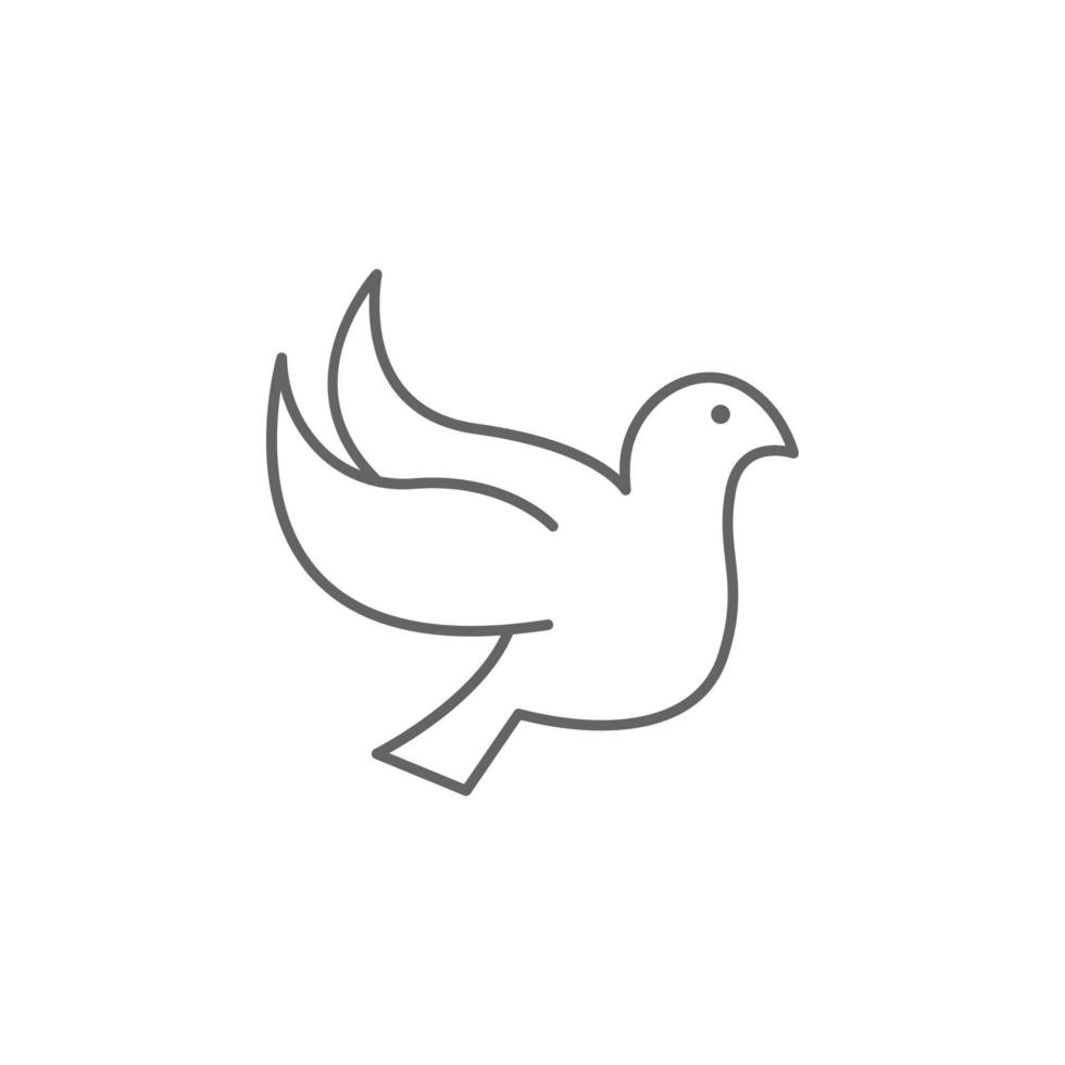 Dove, Holland vector icon illustration