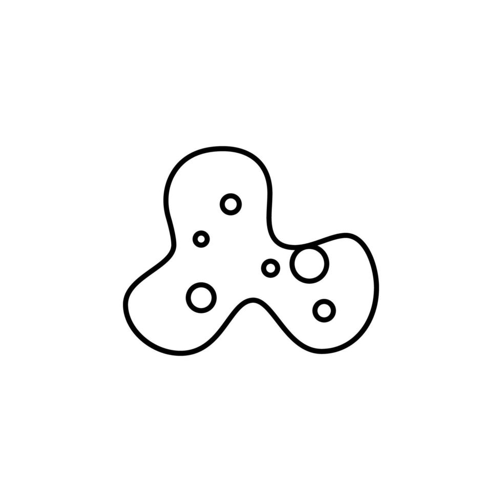 bacterium vector icon illustration